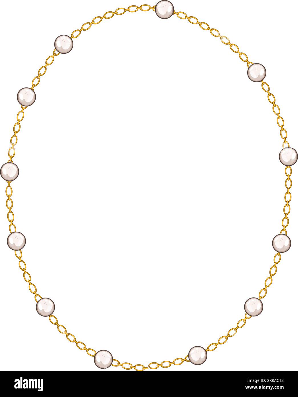 bracelet beads necklace cartoon vector illustration Stock Vector Image ...