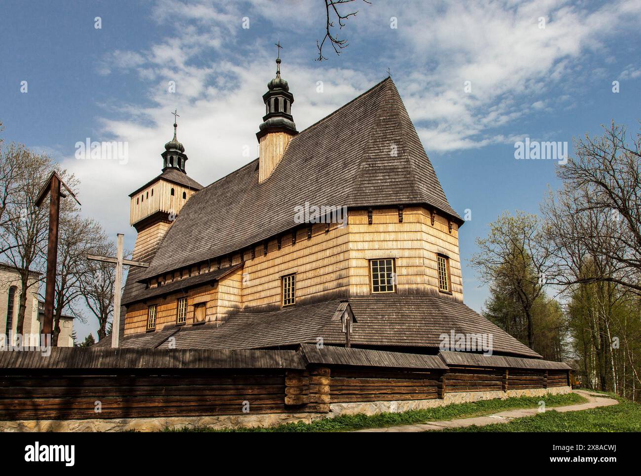 WOODEN CHURCHES POLAND Stock Photo - Alamy