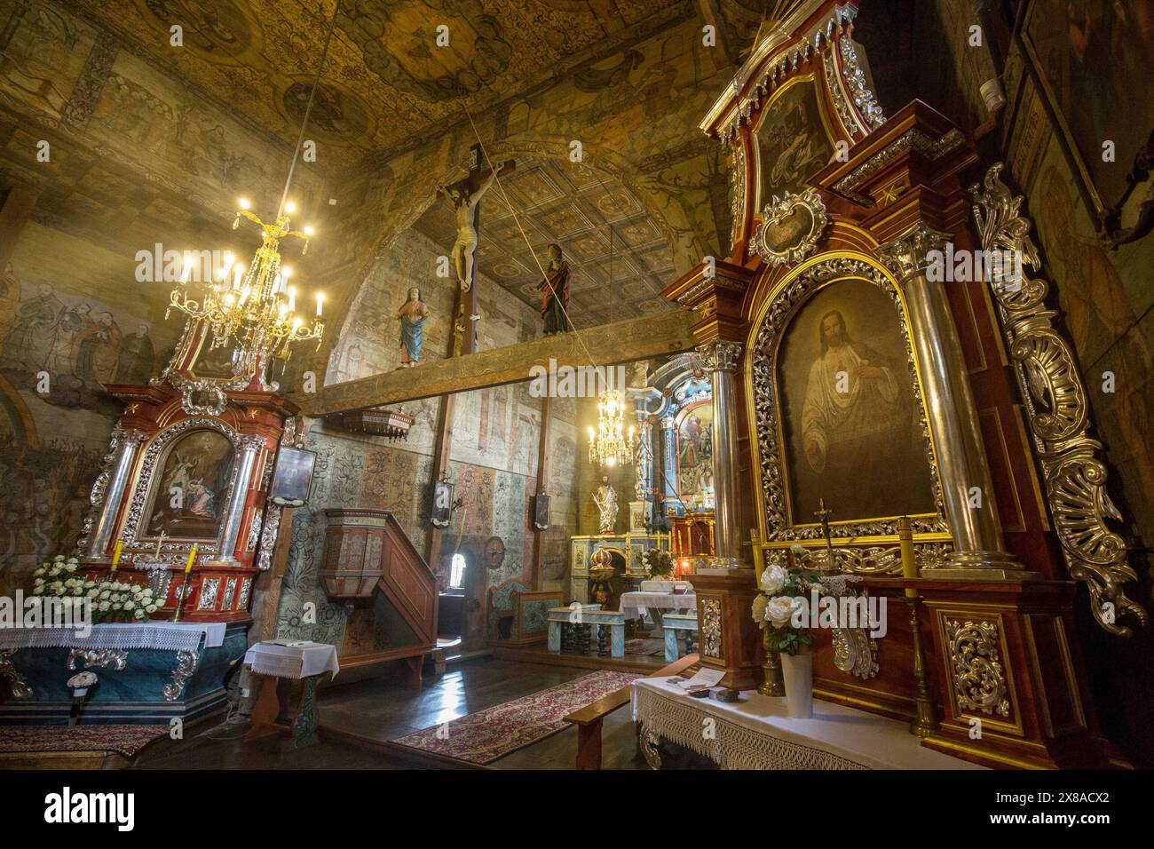 WOODEN CHURCHES POLAND Stock Photo - Alamy