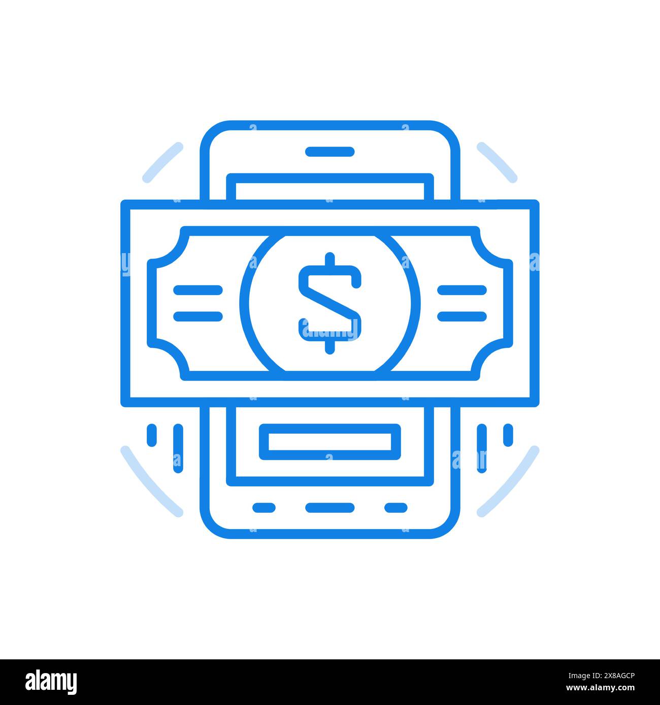 Think money bank app Stock Vector Images - Alamy