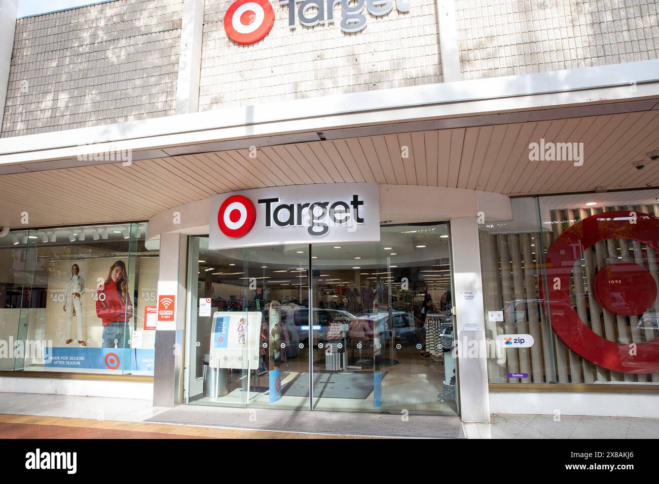 Tamworth city centre, Target retail department store on peel street,NSW,Australia Stock Photo