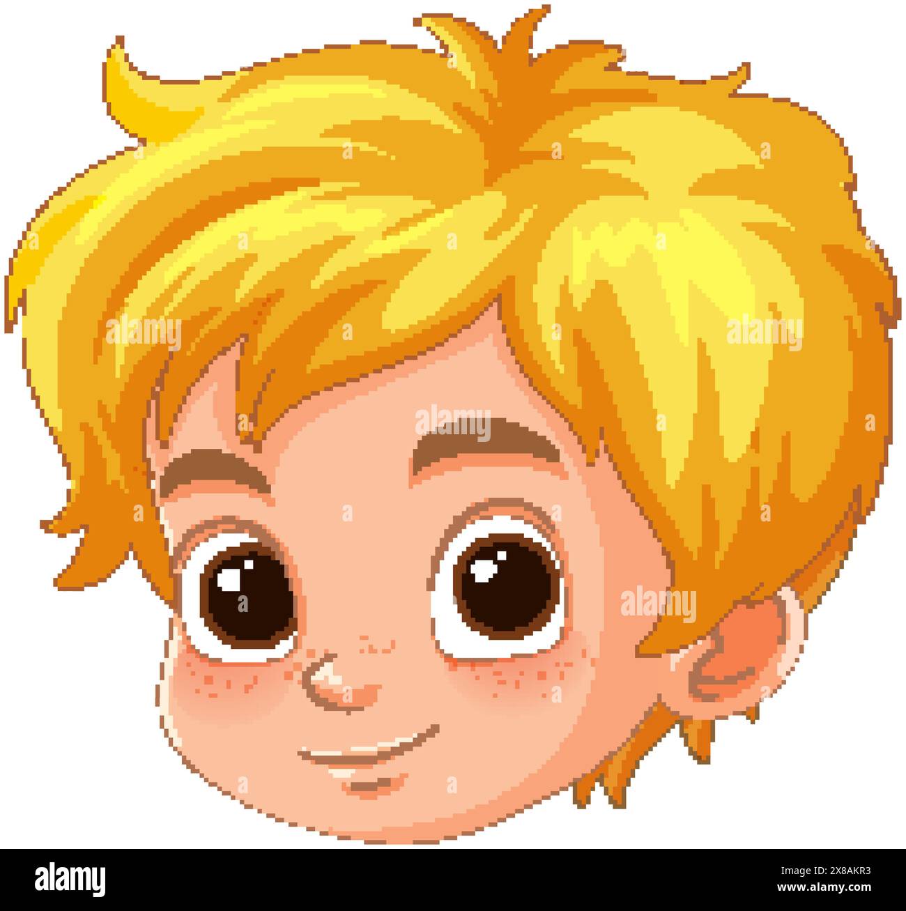Vector illustration of a happy young boy Stock Vector Image & Art - Alamy