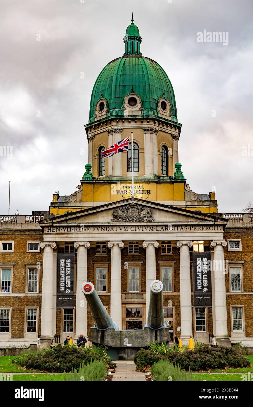 Imperial War Museums explores conflict from WW1 to the present day - London, United Kingdom  - founded, 1917. Stock Photo