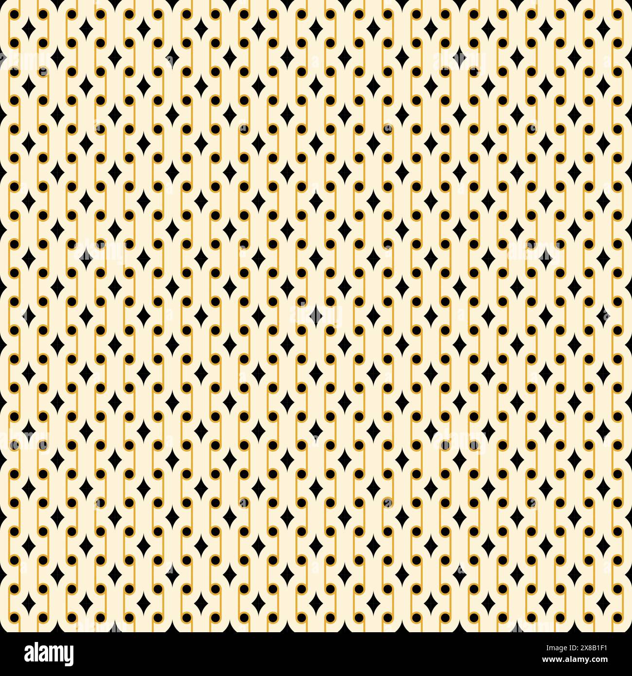 Geometric Seamless Pattern, Geometric Background with gold and black color Stock Vector