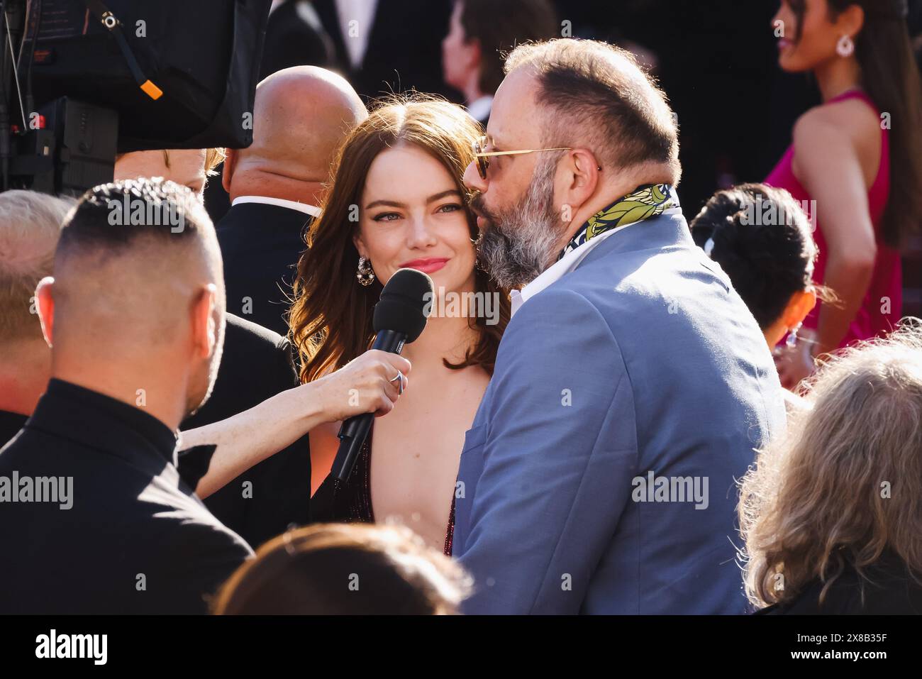 Milan, Italy. 17th May, 2024. Cannes, The Kinds of Kindness red carpet