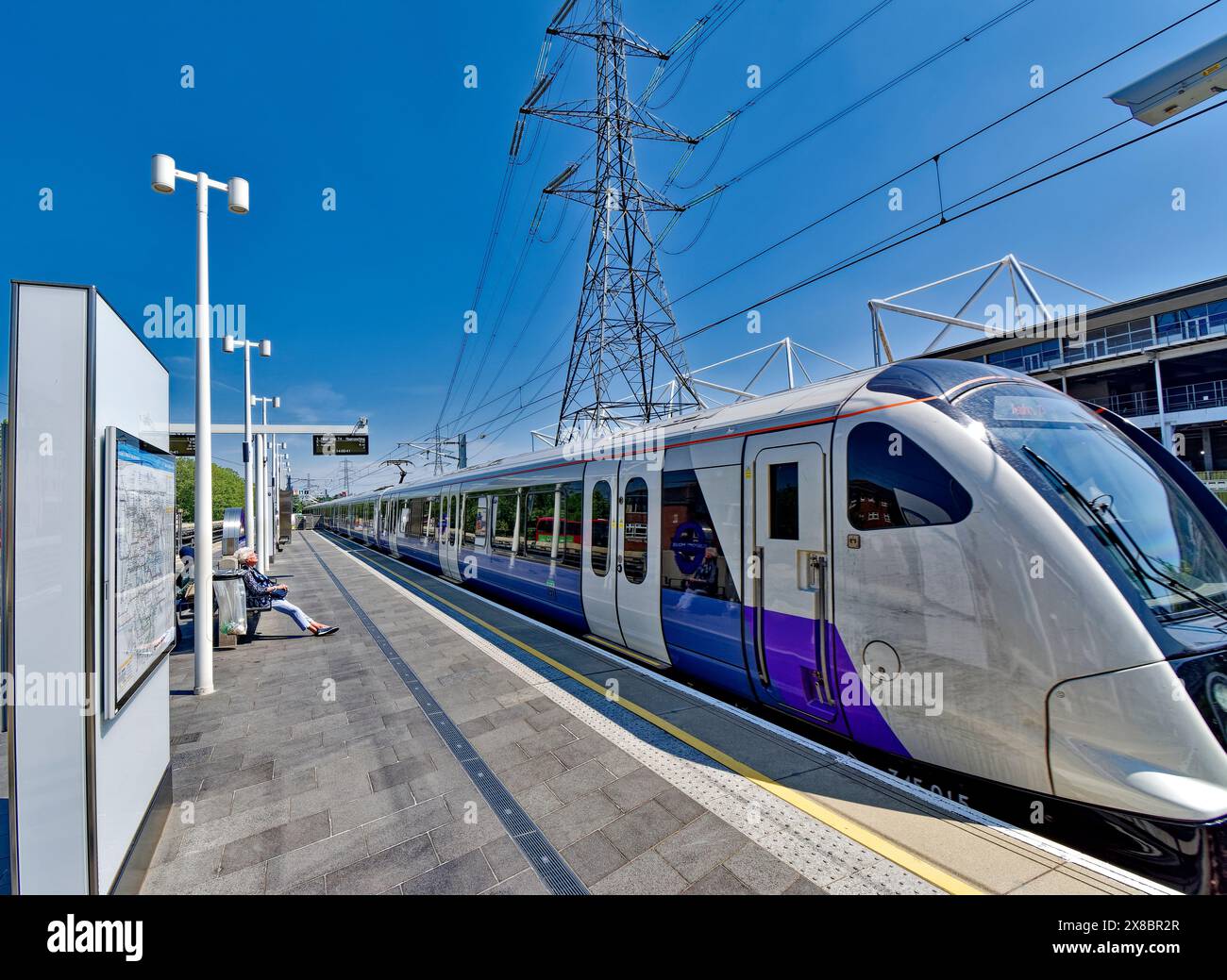 Elizabeth line high-frequency urban–suburban rail service in London ...