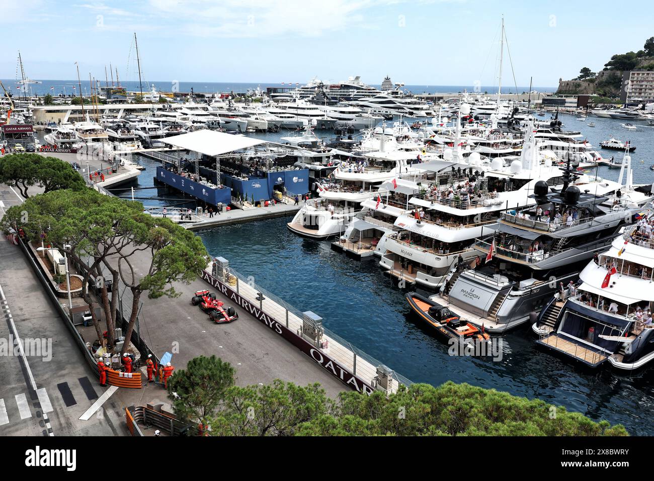 Monte Carlo, Monaco. 24th May, 2024. Charles Leclerc (MON) Ferrari SF-24. Formula 1 World Championship, Rd 8, Monaco Grand Prix, Friday 24th May 2024. Monte Carlo, Monaco. Credit: James Moy/Alamy Live News Stock Photo