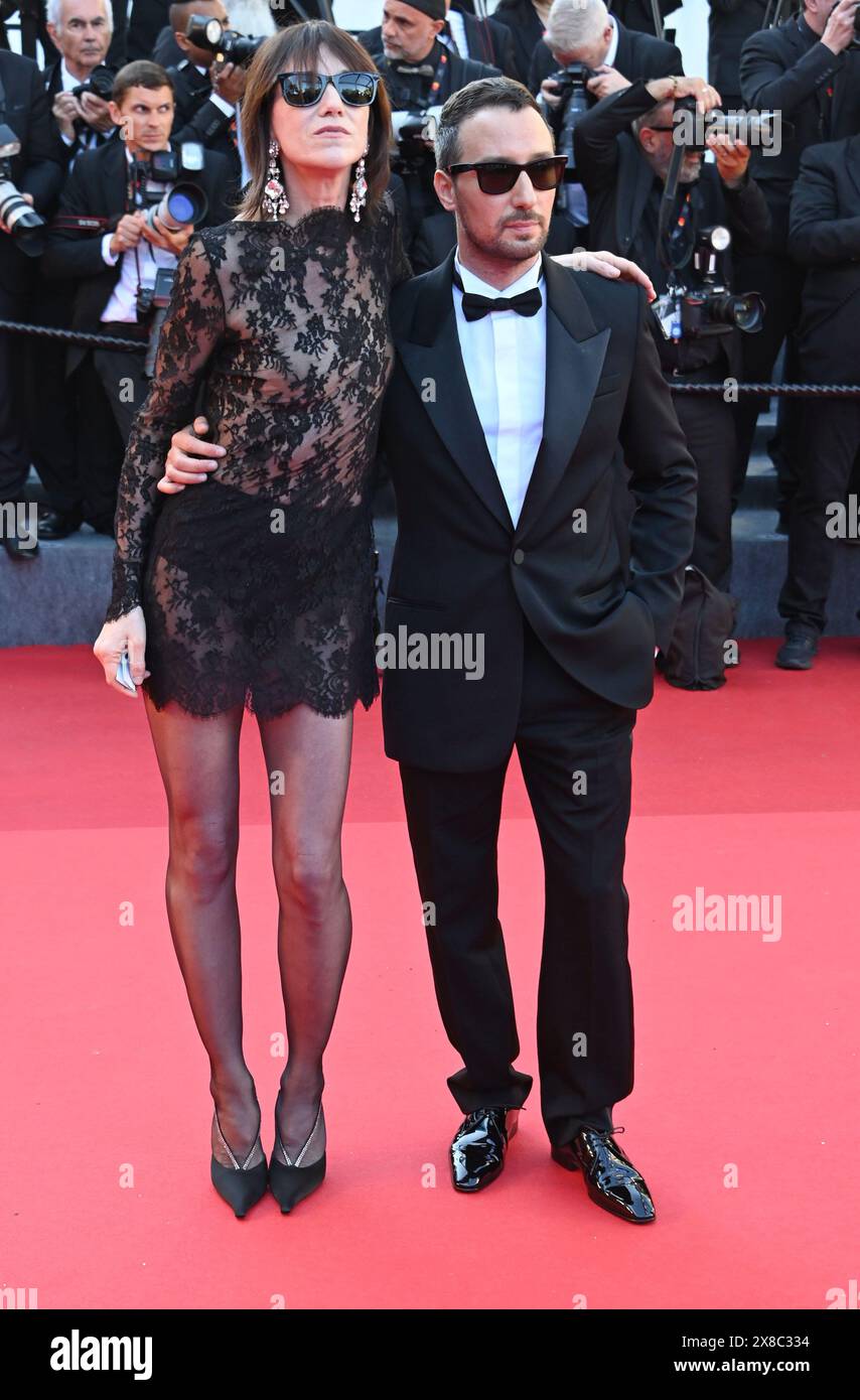 Charlotte Gainsbourg (in SaintLaurent) , Anthony Vaccarello 'Emilia