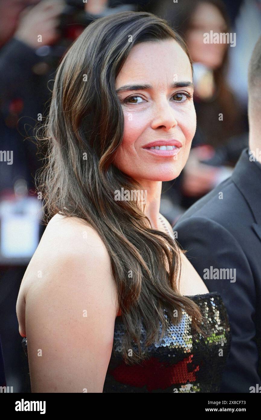 Elodie Bouchez 'L'amour ouf' ('Beating Hearts') Cannes Film Festival Screening  77th Cannes Film Festival  May 23, 2024 credit:Jacky Godard/Photo12 Stock Photo