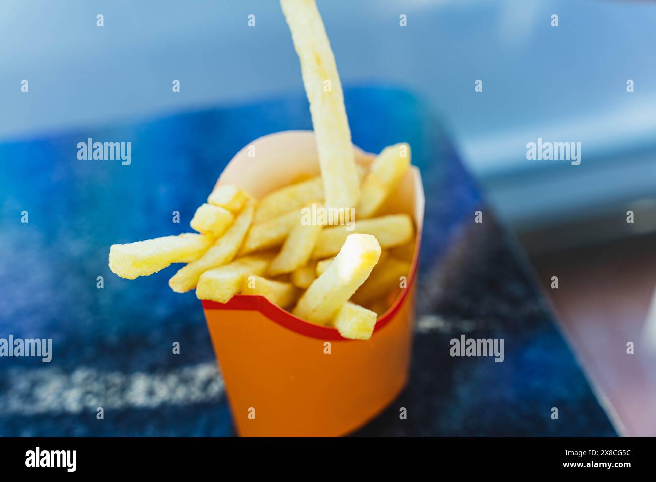 French fries in paper cup hi-res stock photography and images - Alamy