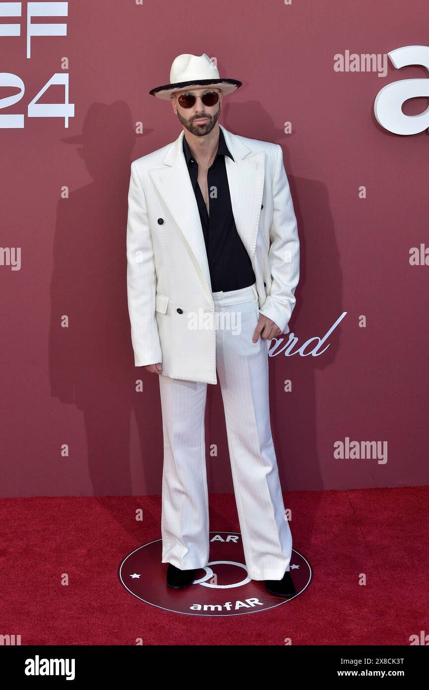 CAP D'ANTIBES, FRANCE - MAY 23:Mike Adler amfAR Cannes Gala 30th ...