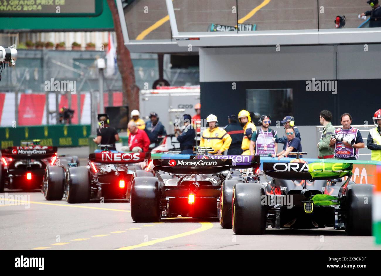 Monaco, France. 24th May, 2024. © PHOTOPQR/NICE MATIN/Dylan Meiffret ; Monaco ; 24/05/2024 ; Premiers essais libres de Formule 1 lors du 81e grand prix de Monaco. Monaco GP May 2024 Credit: MAXPPP/Alamy Live News Stock Photo