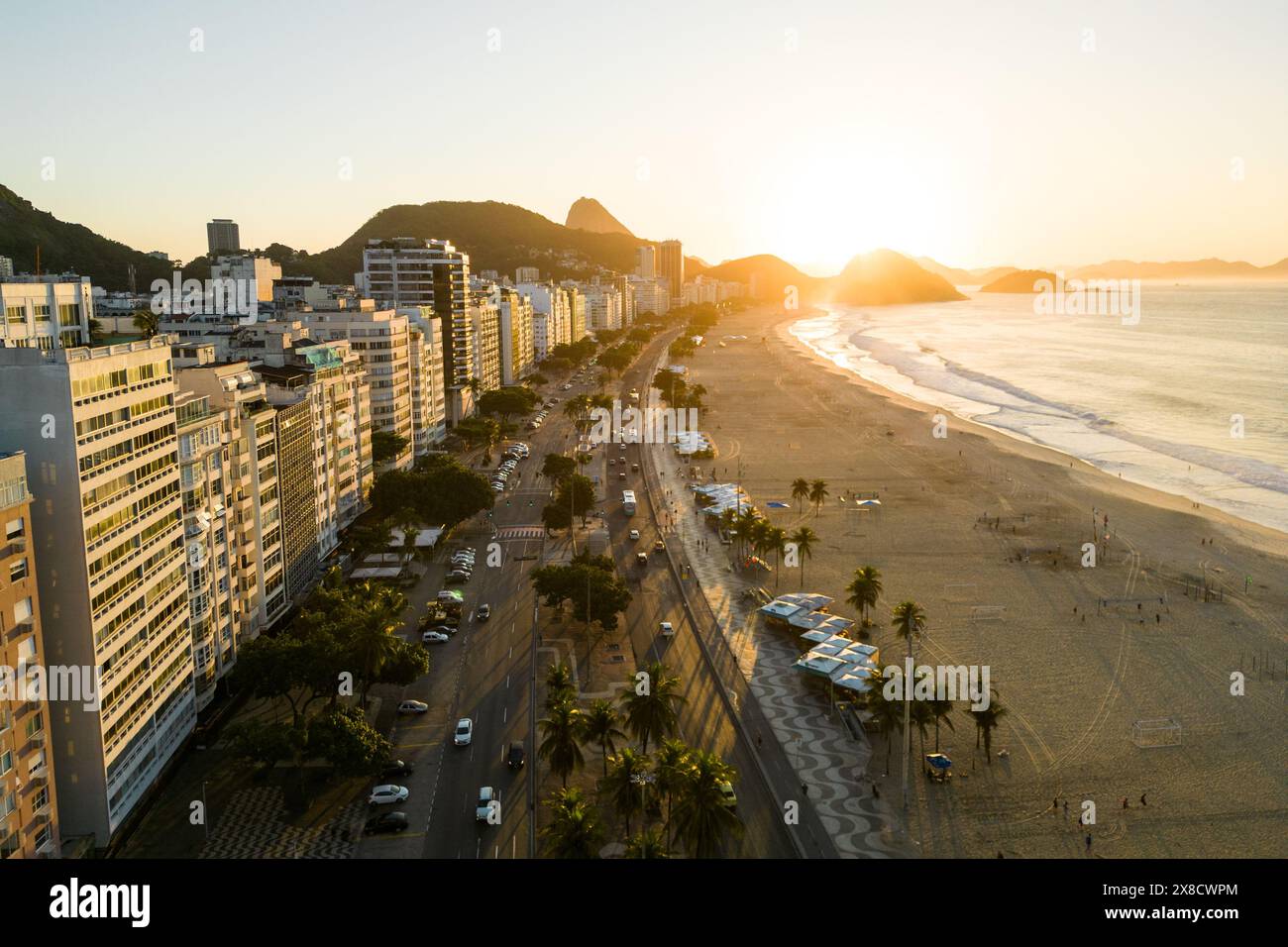 Rio de janeiro atlantica sunset hi-res stock photography and images - Alamy