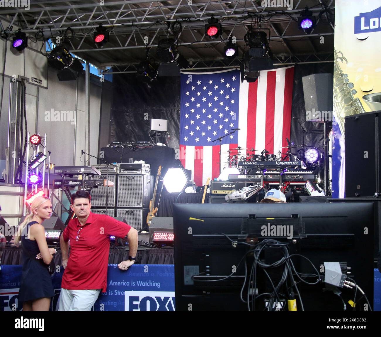 May 24, 2025 Flo Rida perform on Fox & Friends AllAmerican Summer