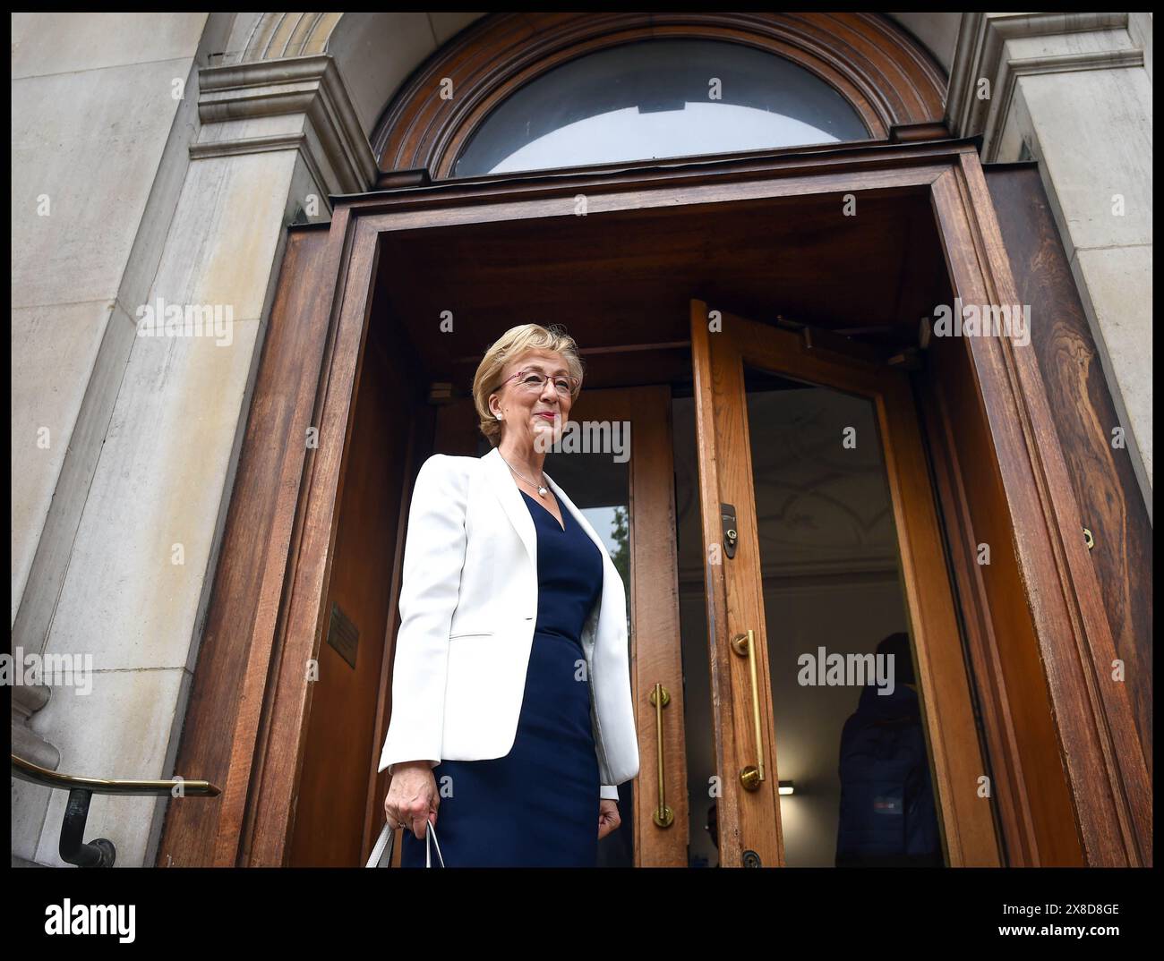 London, UK. 31st May, 2019. Image © Licensed to Parsons Media. 11/06/2019. London, United Kingdom. Andrea Leadsom Leadership Campaign Launch. Andrea Leadsom MP, Leader of the House of Commons and Conservative Party leadership candidate speaks attends her campaign launch at the Institute of Mechanical Engineers in London. Picture by Pete Maclaine/Parsons Media Credit: andrew parsons/Alamy Live News Stock Photo