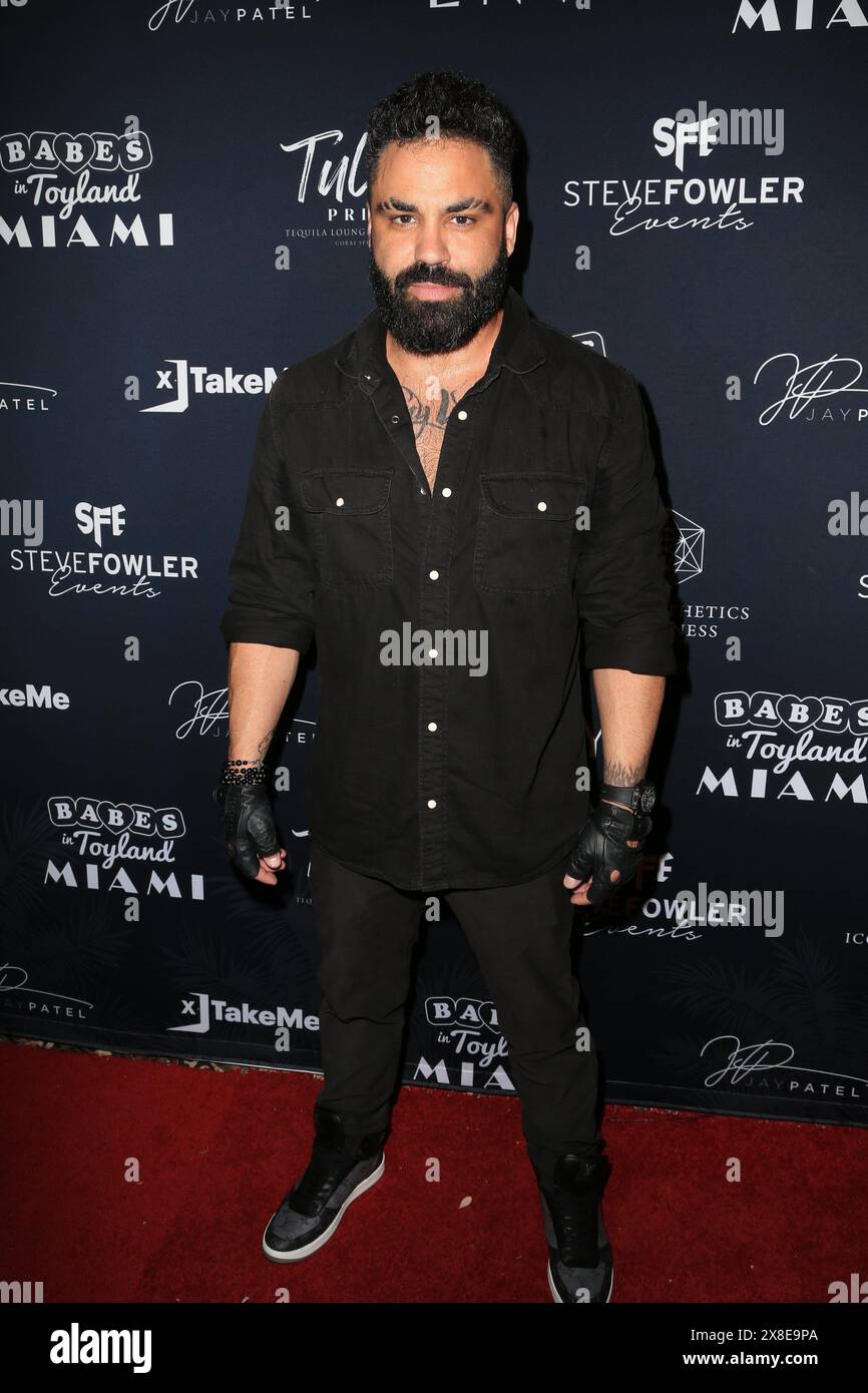 MIAMI, FL, USA - MAY 18, 2024. Drakhan Blackhart at the Babes in Toyland Charity event for Project Fashion Tails. Stock Photo