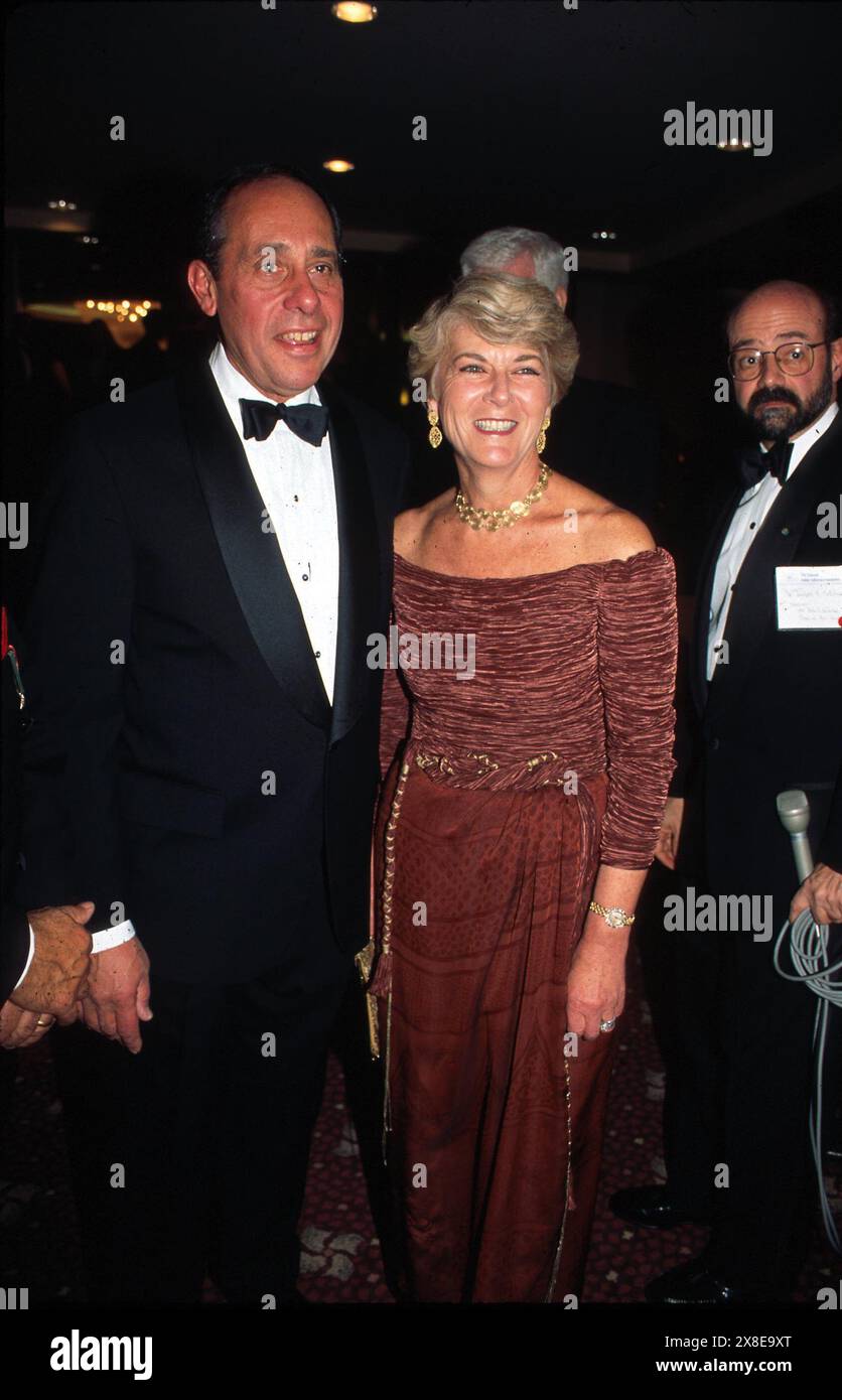 Oct. 29, 1994 - L9744JKEL: 10/29/94.THE ITALIAN-AMERICAN GALA..GERALDINE FERRARO WITH HER HUSBAND JOHN ZACCARO. JAMES M. KELLY/ 1994(Credit Image: © JAMES M. KELLY/ZUMA Wire) EDITORIAL USAGE ONLY! Not for Commercial USAGE! Stock Photo