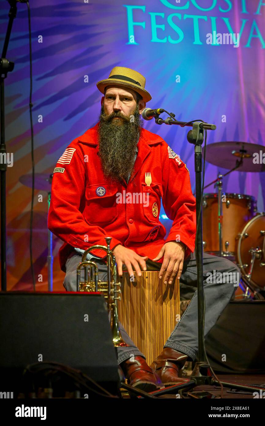 Robbie K Jones of Track Dogs, Costa Music Festival, Ibiza, Spain Stock Photo