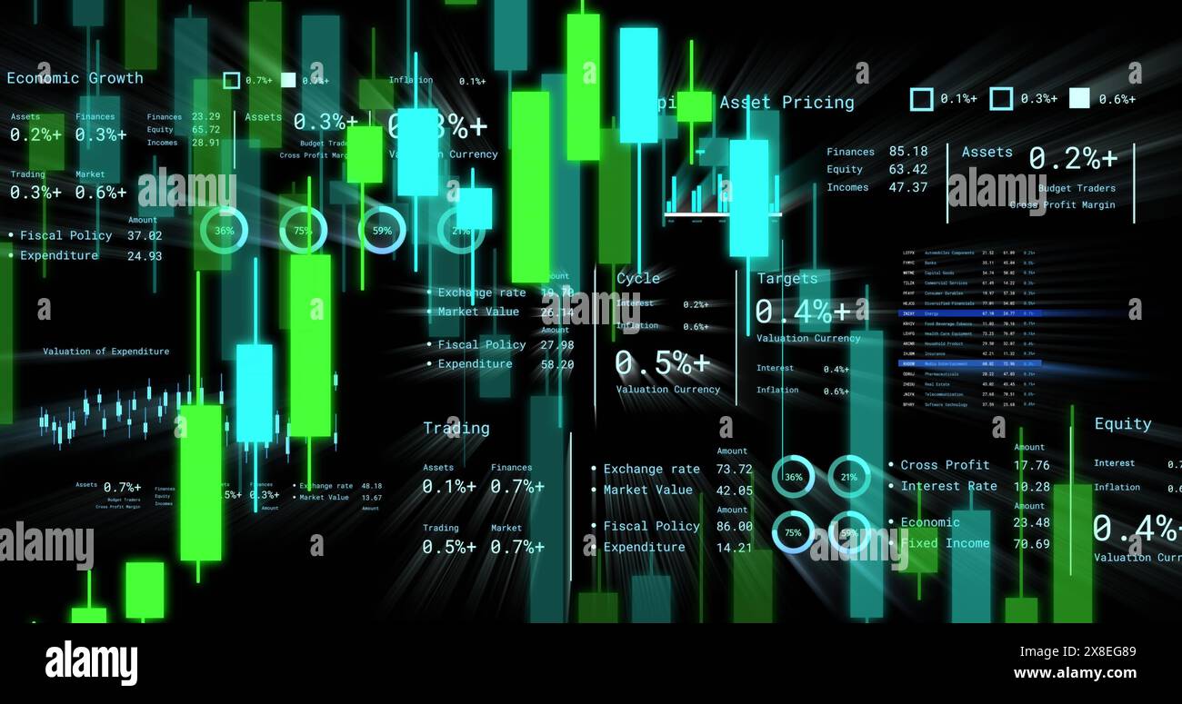 Animation graph financial data processing hi-res stock photography and ...