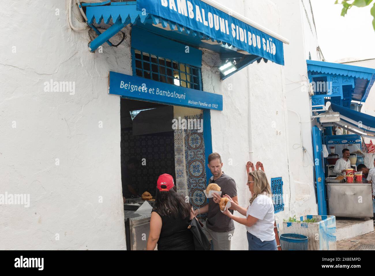 Sidi Bou Said, Tunisia. 17th May, 2024. Bambalouni