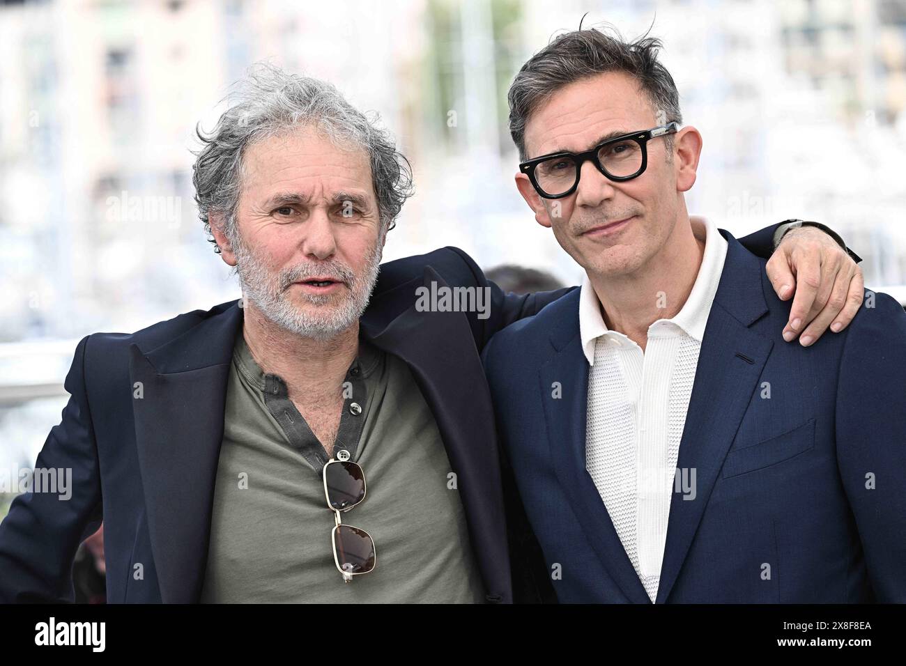 Cannes, France. 25th May, 2024. Michel Hazanavicius and Serge ...