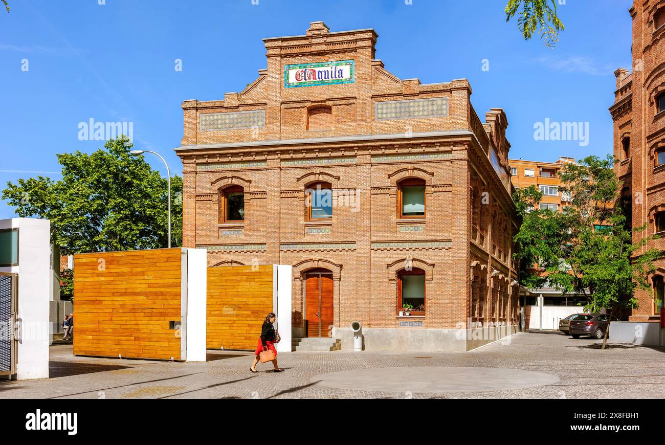 El Águila building. Madrid, Spain. Stock Photo