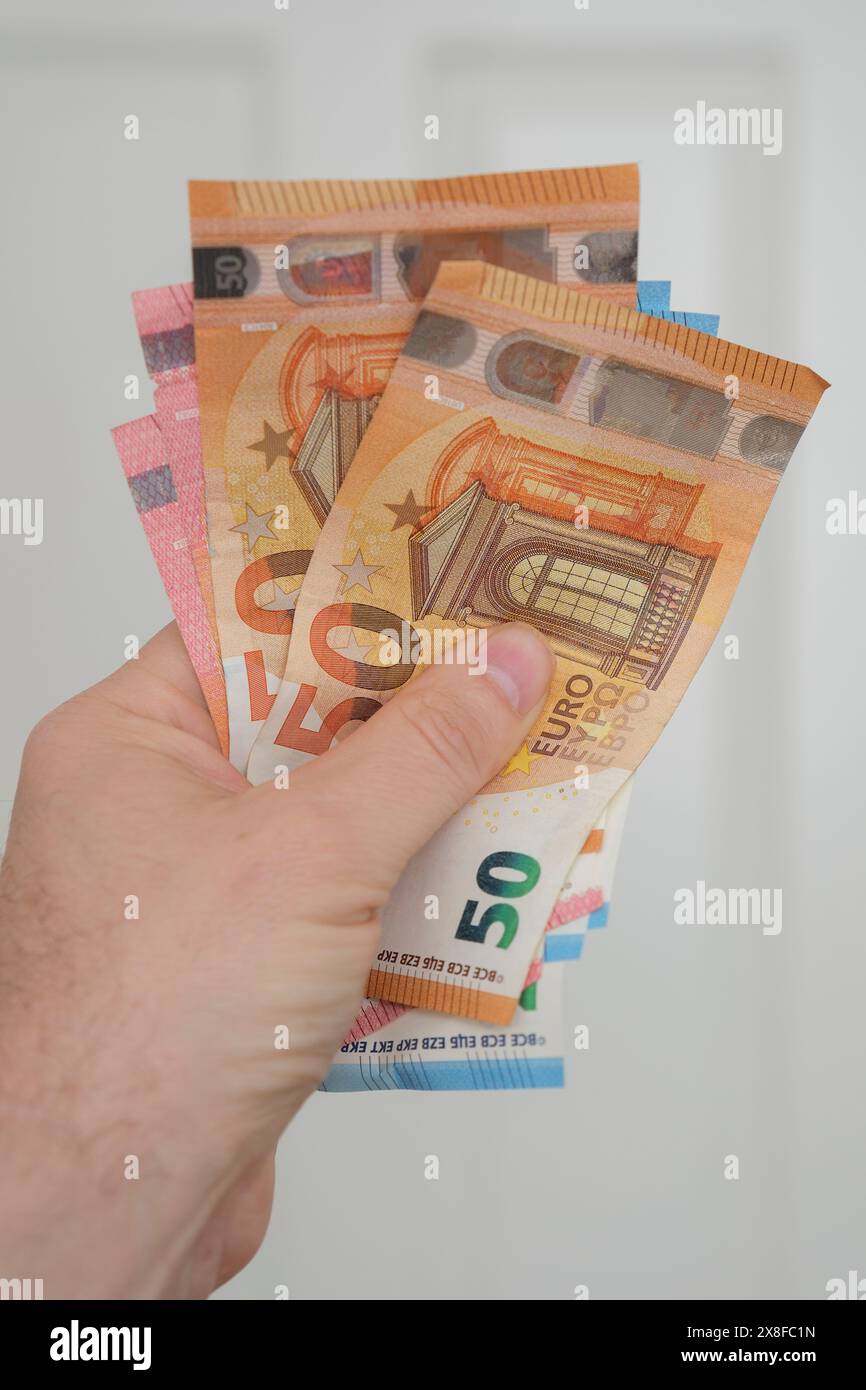 Euro notes Stock Photo