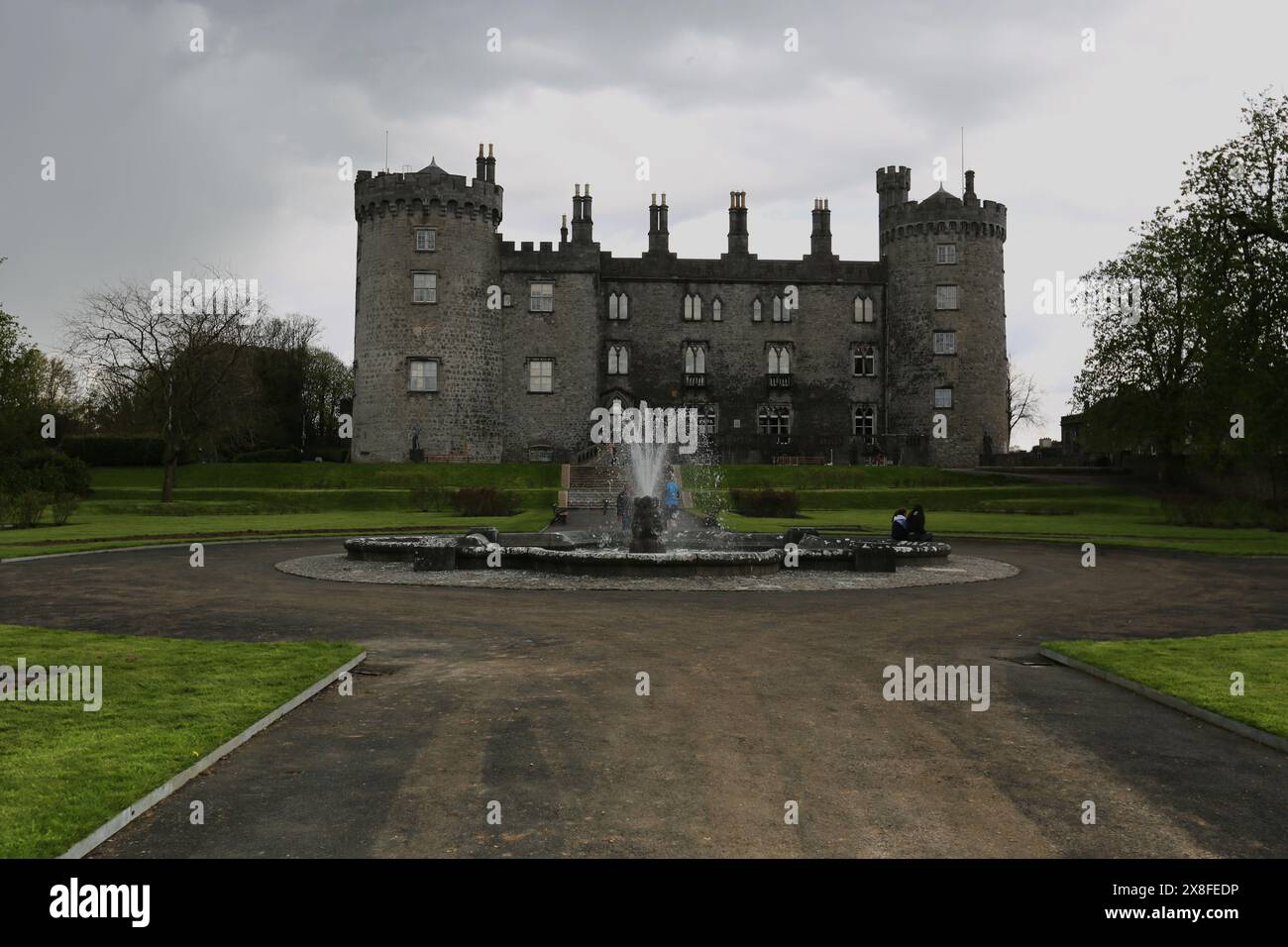 Aerial view kilkenny castle park hi-res stock photography and images ...