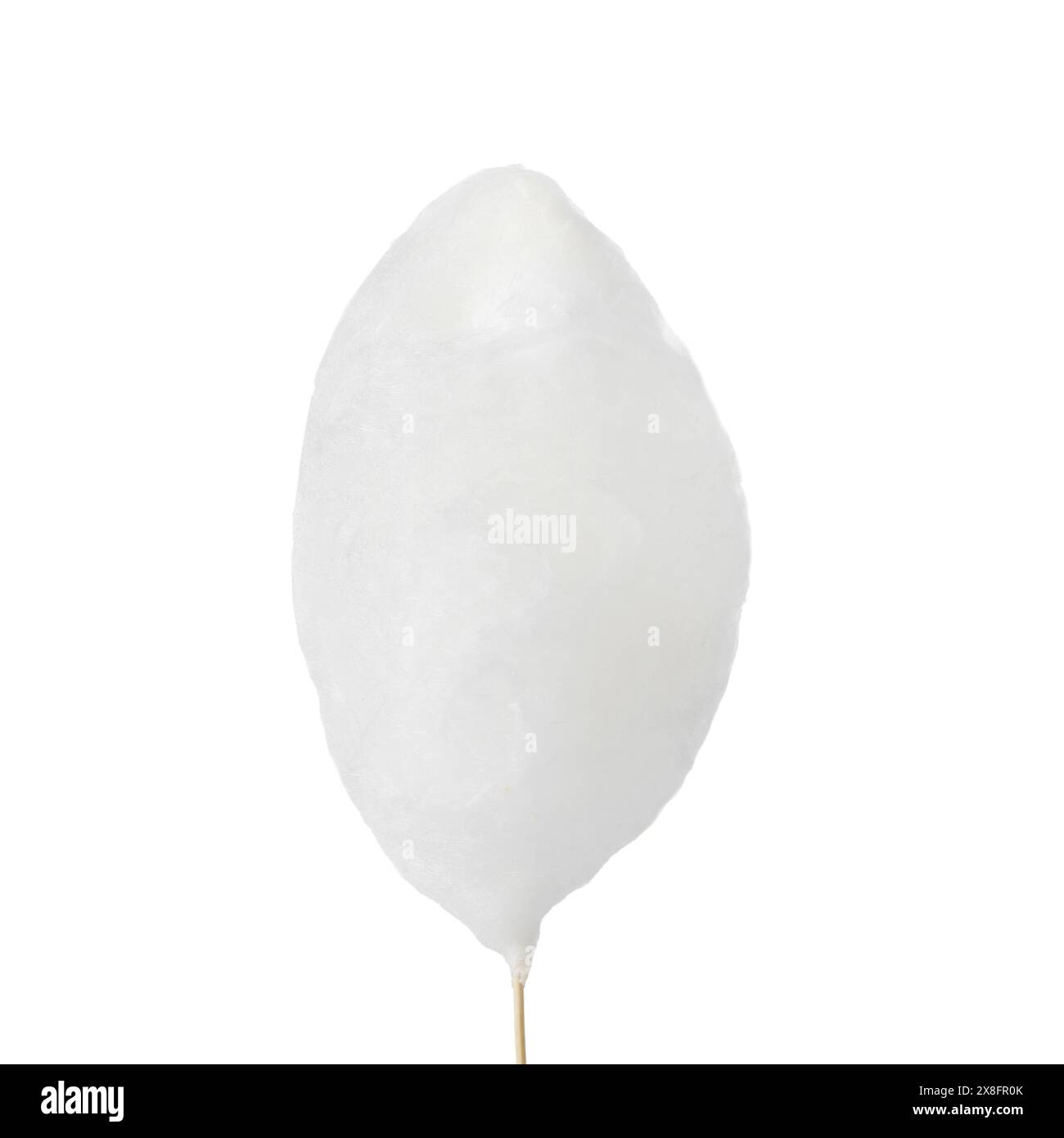 One sweet cotton candy isolated on white Stock Photo - Alamy