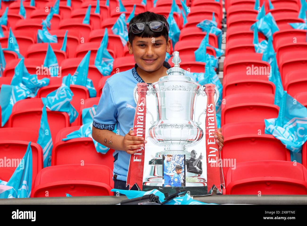 Wembley Stadium, London, UK. 25th May, 2024. FA Cup Final Football