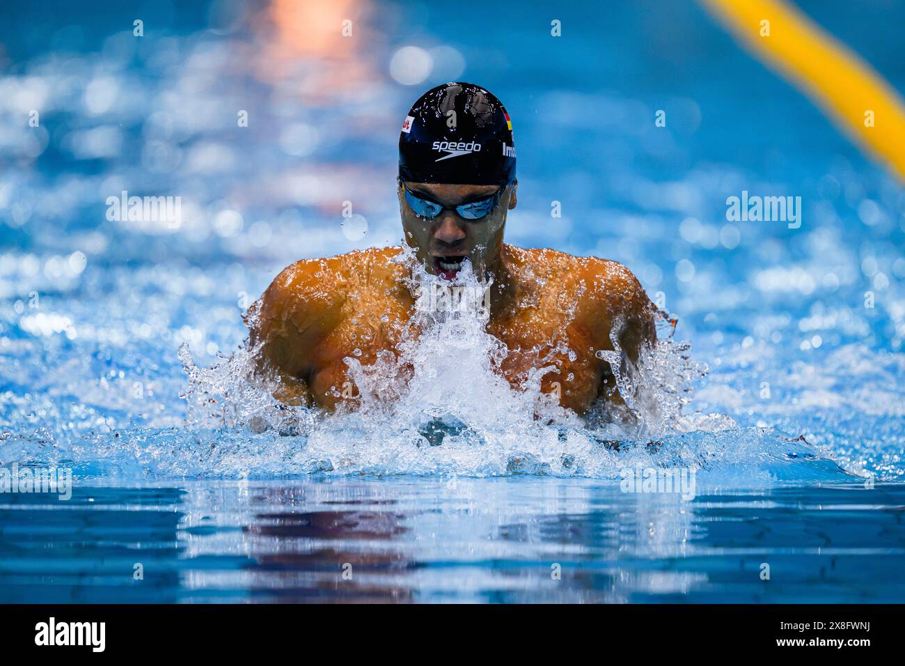 LONDON, UNITED KINGDOM. 25 May, 2024. Melvin Imoudu of Germany competes
