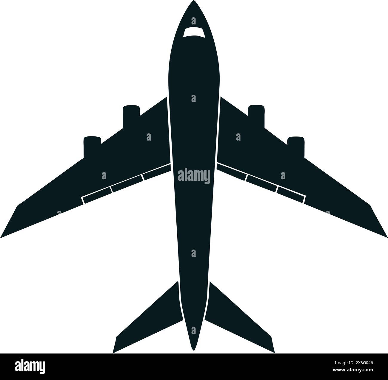 Airline pilot silhouette Stock Vector Images - Alamy