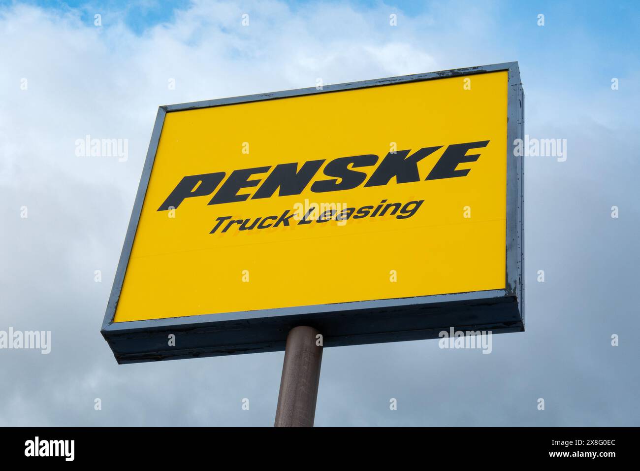 FORT COLLINS, CO, USA MAY 12, 2024 Penske Truck Leasing exterior
