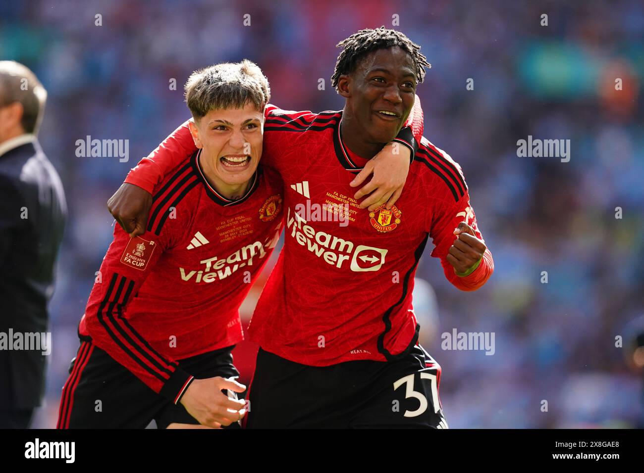 Mainoo garnacho 2024 hires stock photography and images Alamy
