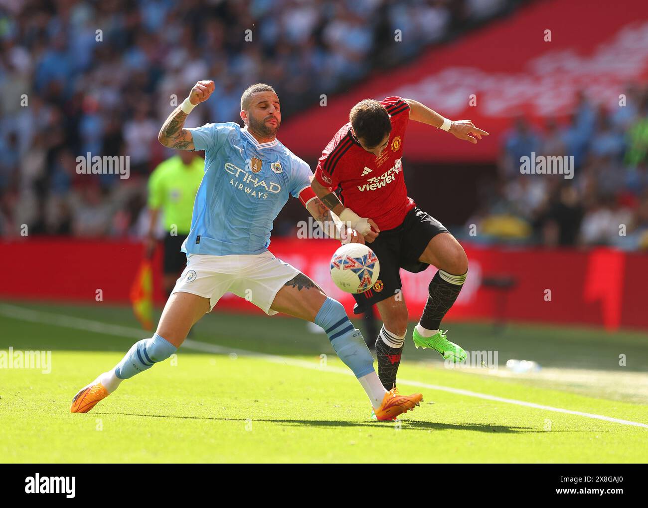 Wembley Stadium, London, UK. 25th May, 2024. FA Cup Final Football