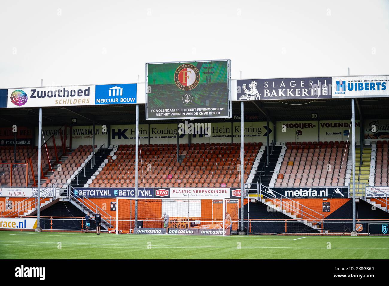 Volendam, Netherlands. 25th May, 2024. Volendam during the KNVB Cup