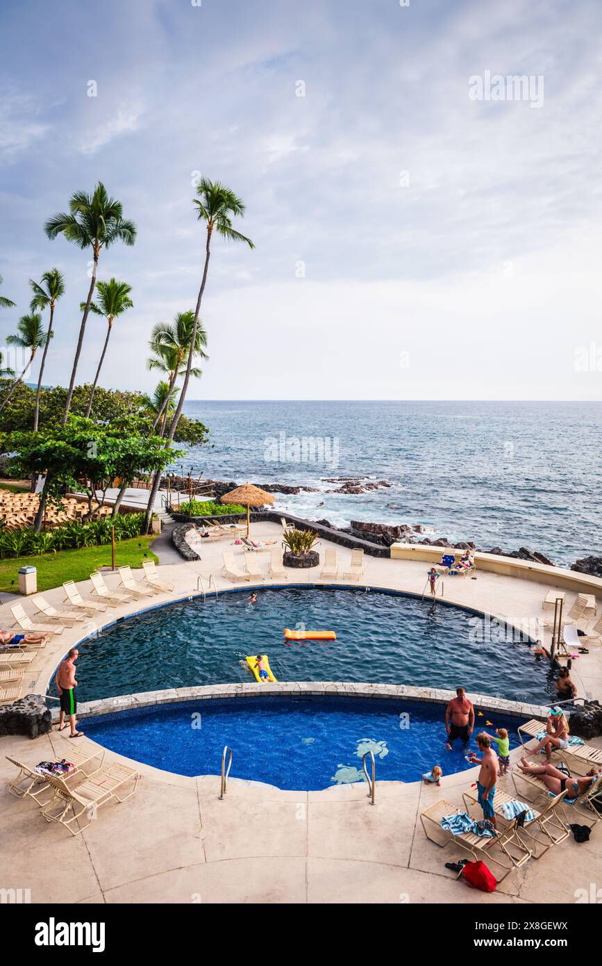 Royal Kona Resort Pool - Hawaii (Big Island,) HI USA - October 27, 2016