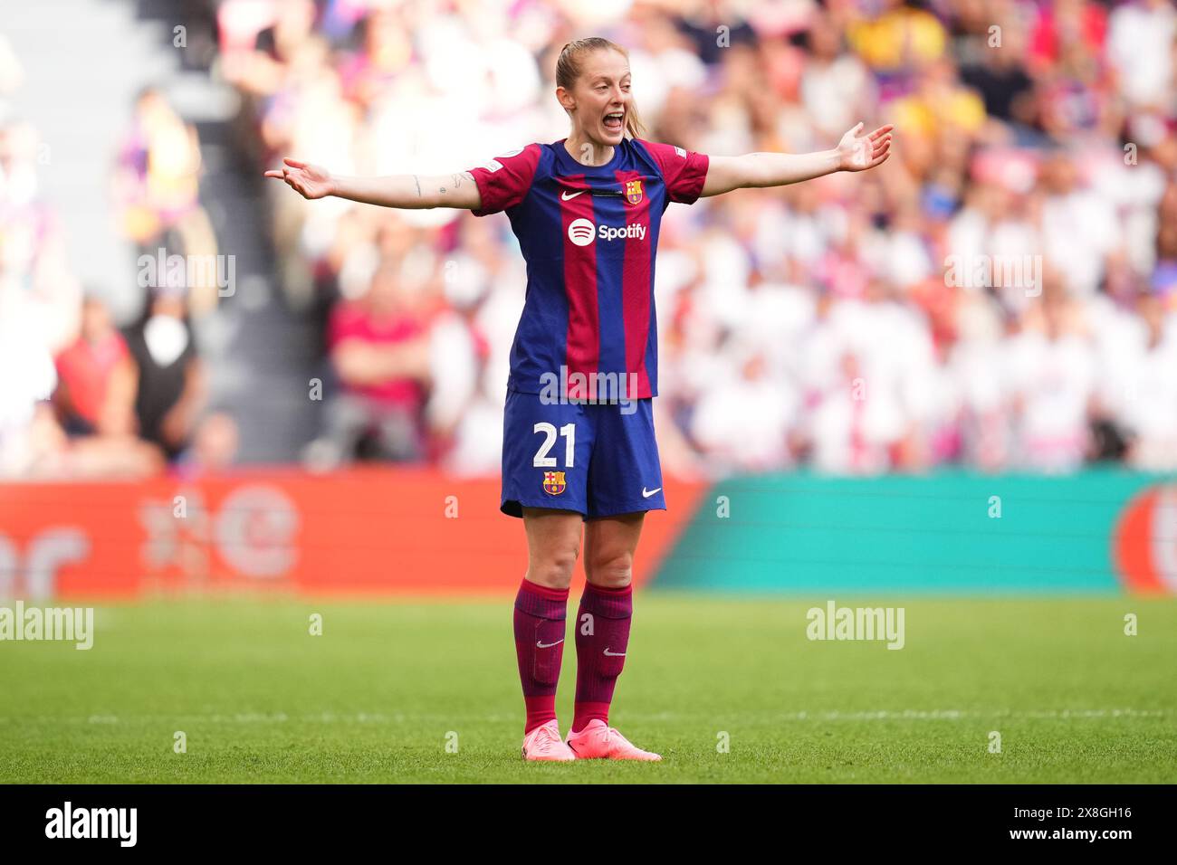 Keira Walsh assumes central stage as Barcelona conquer Europe again | Women's Champions League | The Guardian