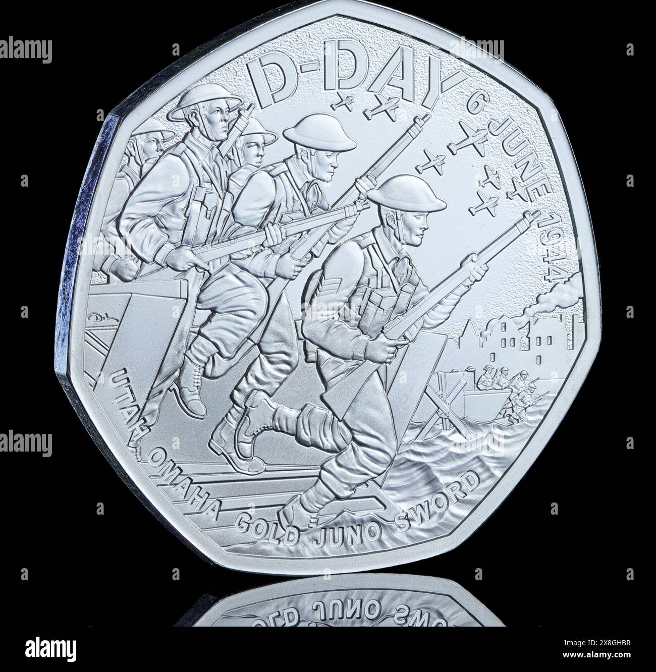2024 50p coin to commemorate the 80th anniversary of the DDay Landings