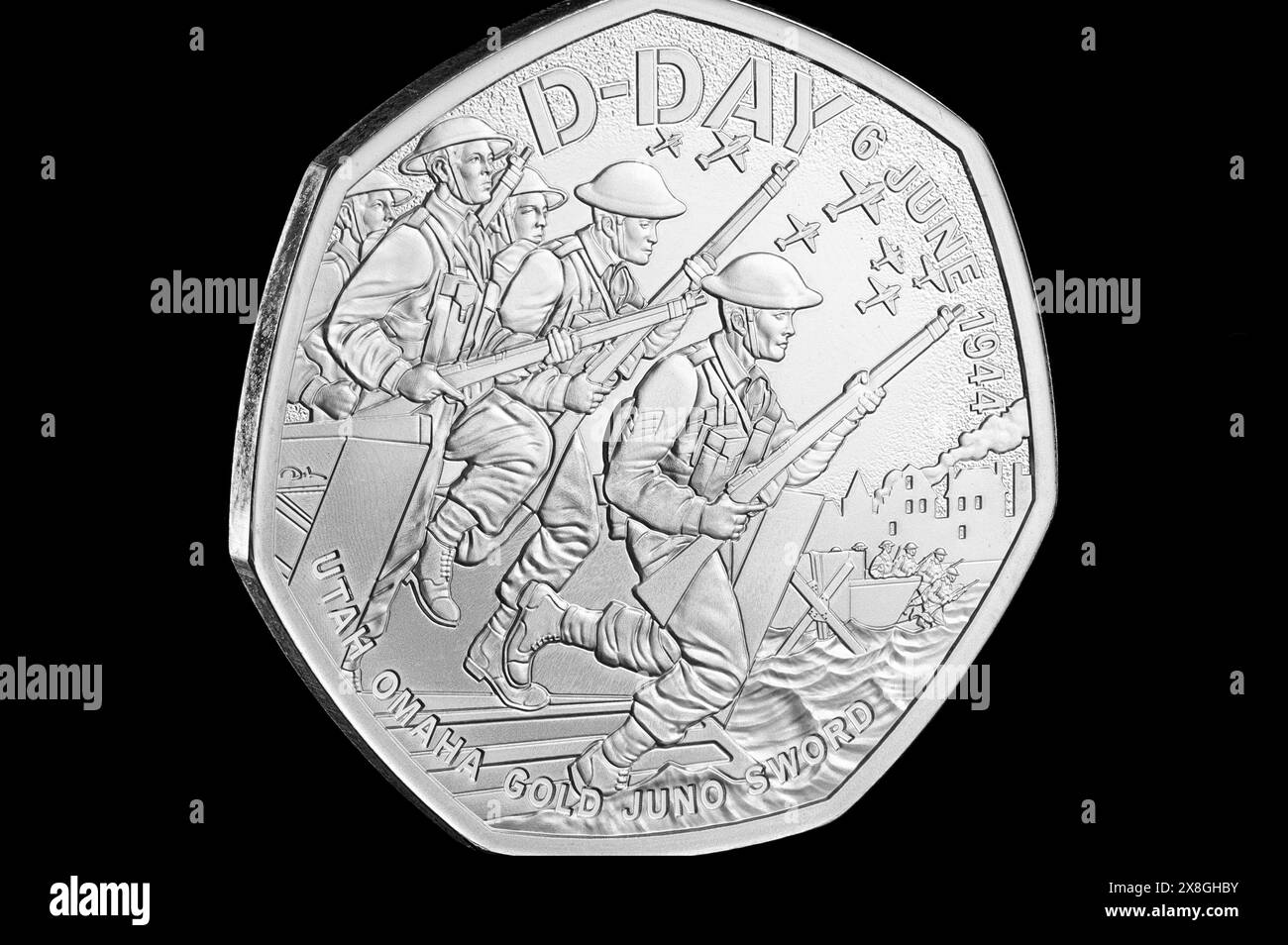 2025 50p coin to commemorate the 80th anniversary of the DDay Landings