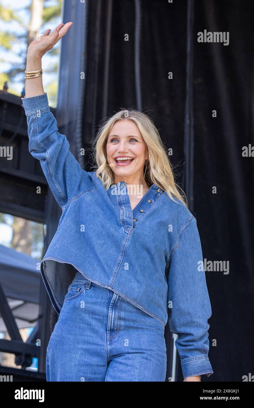 Cameron Diaz during the BottleRock Music Festival on May 24, 2024, in