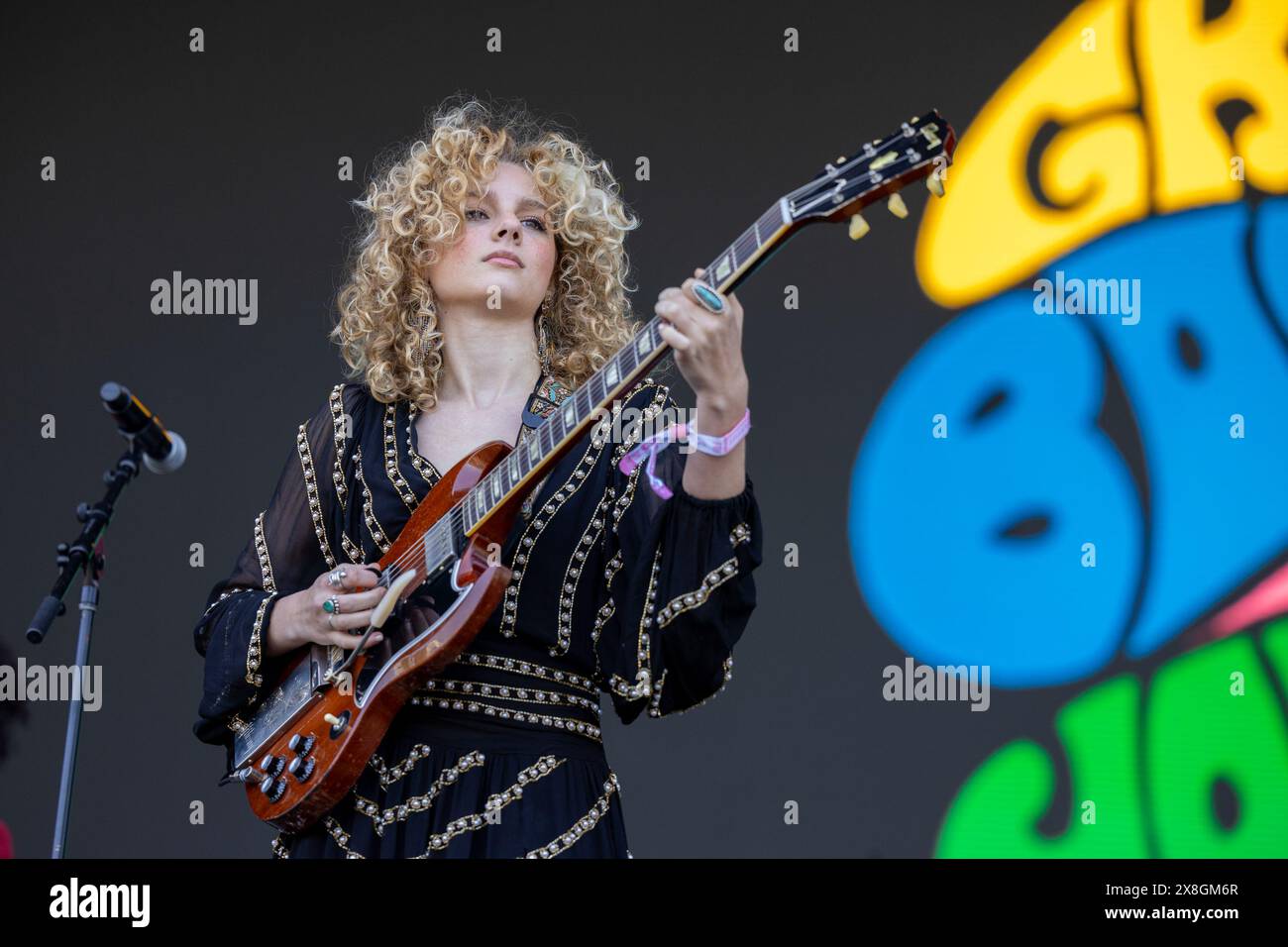 Musician Grace Bowers during the BottleRock Music Festival on May 24