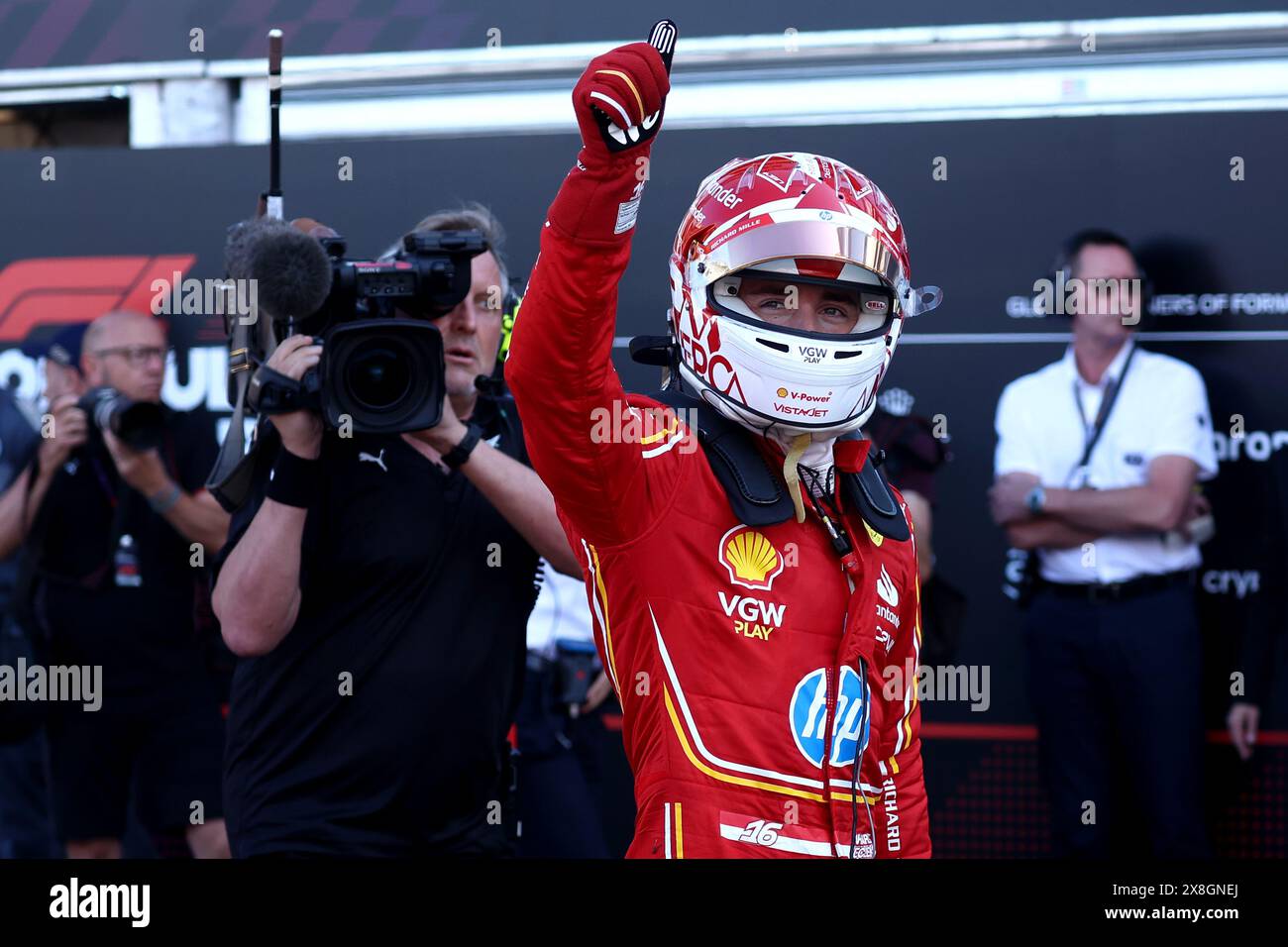 Monaco, Monaco. 25th May, 2024. Charles Leclerc of Scuderia Ferrari ...