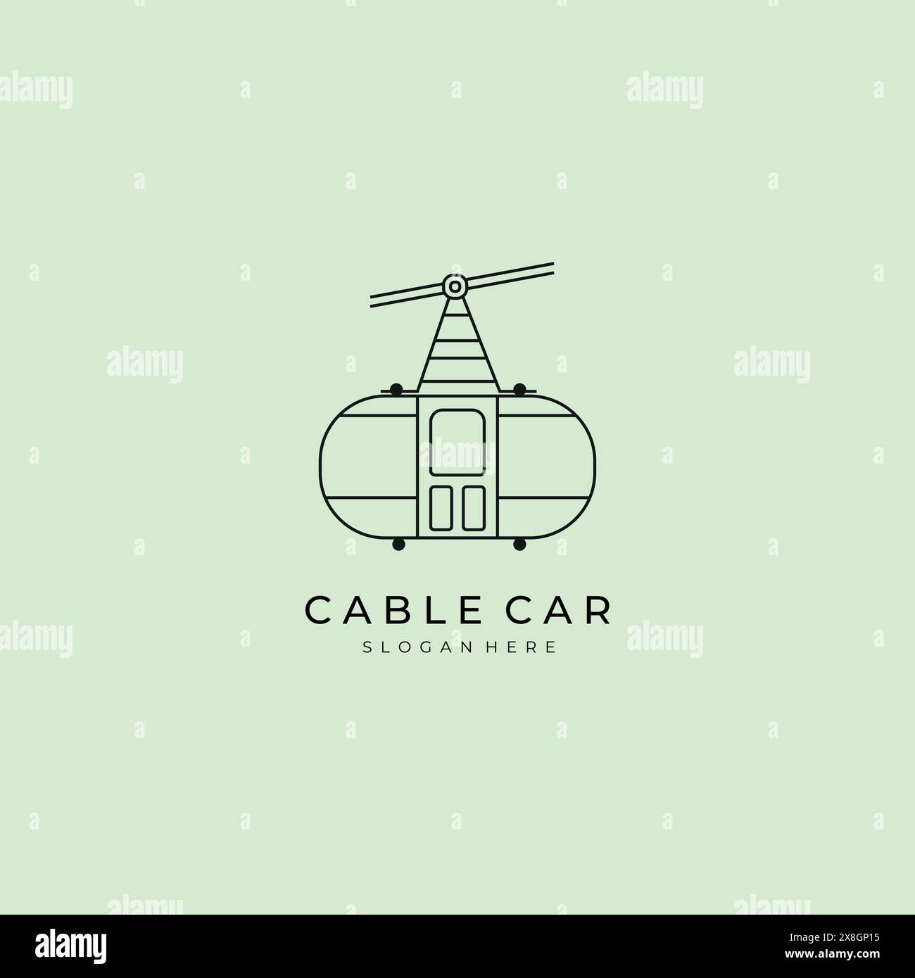 cable, car, logo, Aerial tramway, chairlift, Gondola lift, Gibraltar Cable Car, cable transportation, Zip-line, Aerial lift, line, Singapore, outline, Stock Vector