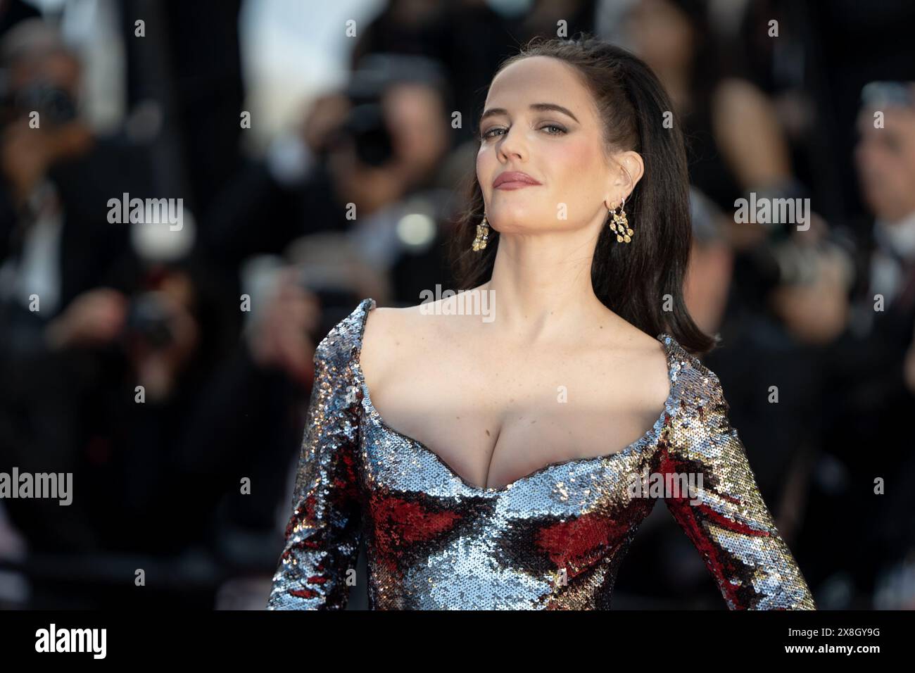Eva Green is attending the red carpet of the closing ceremo…