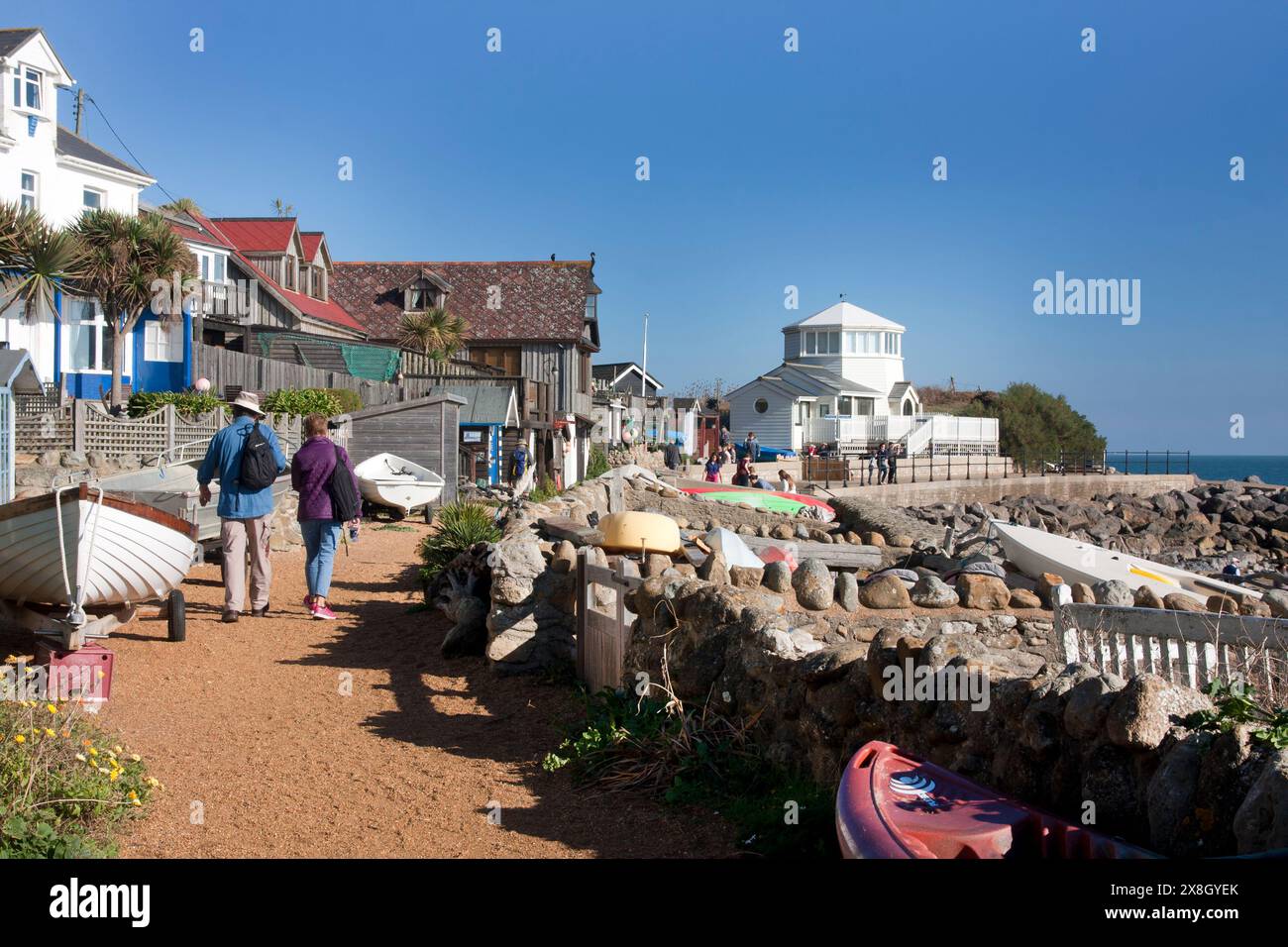 Steephill Cove, Ventnor, Isle of Wight, Hampshire, England Stock Photo