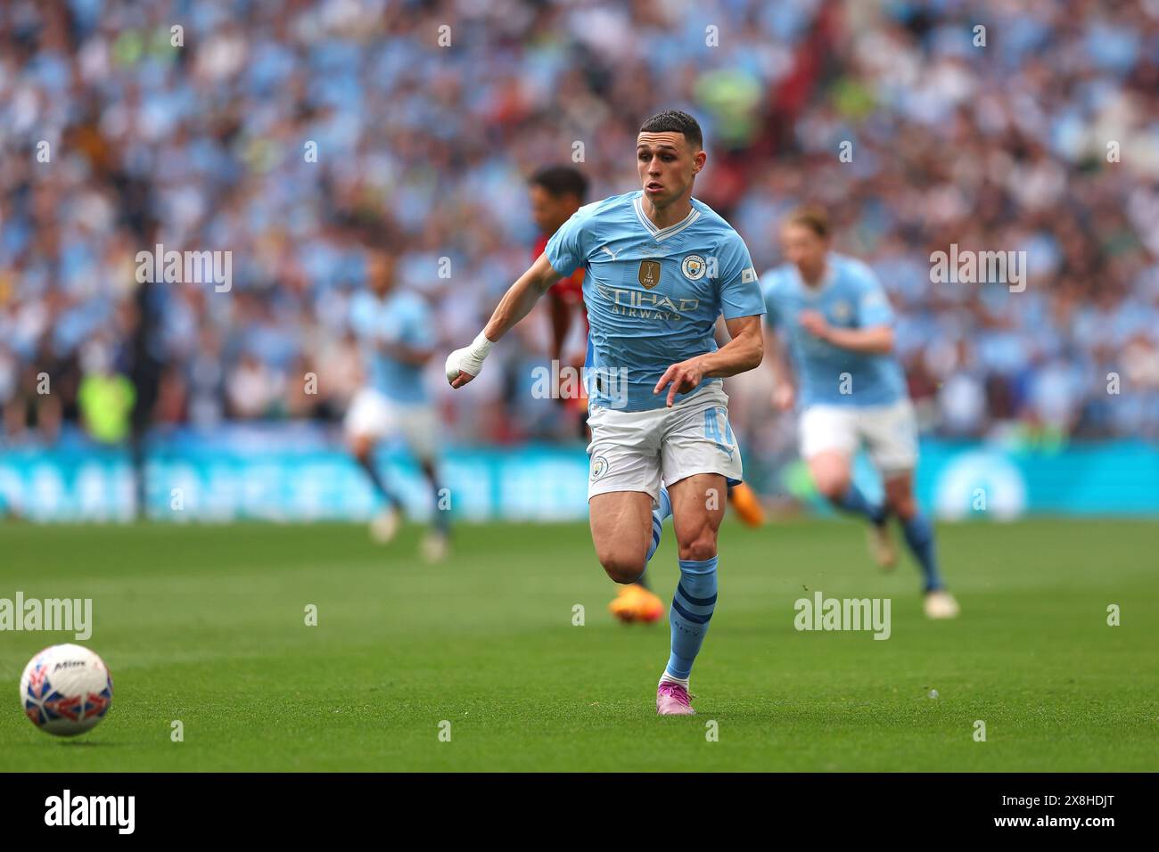 Wembley Stadium, London, UK. 25th May, 2024. FA Cup Final Football