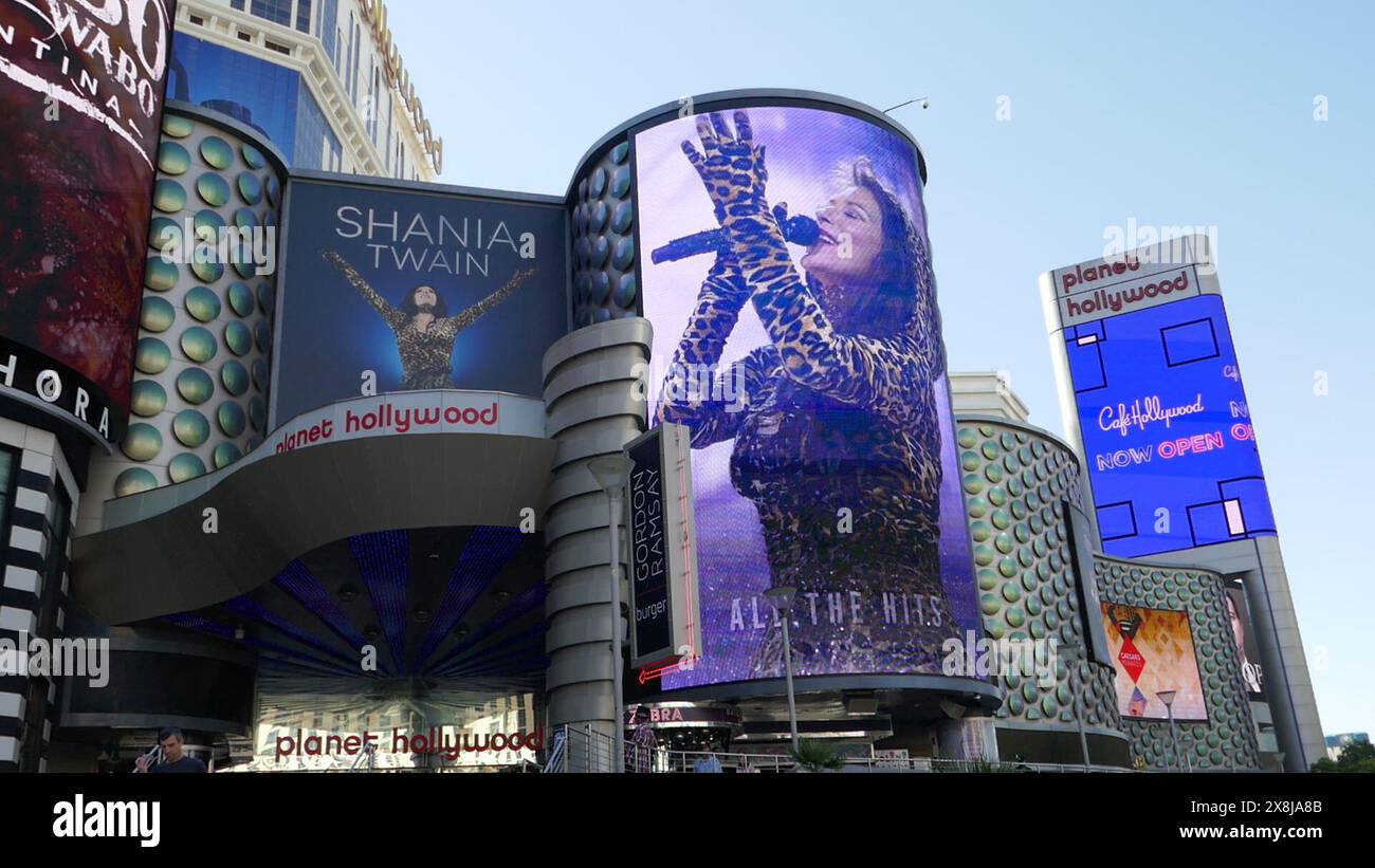 Las Vegas, Nevada, USA 15th May 2024 Singer Shania Twain Come On Over Vegas Residency Concert