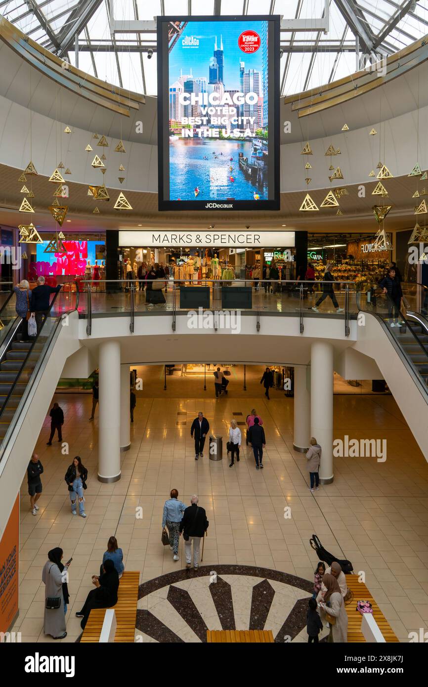 Marks & Spencer department store inside Lakeside shopping centre, West Thurrock, Essex, England, UK Stock Photo