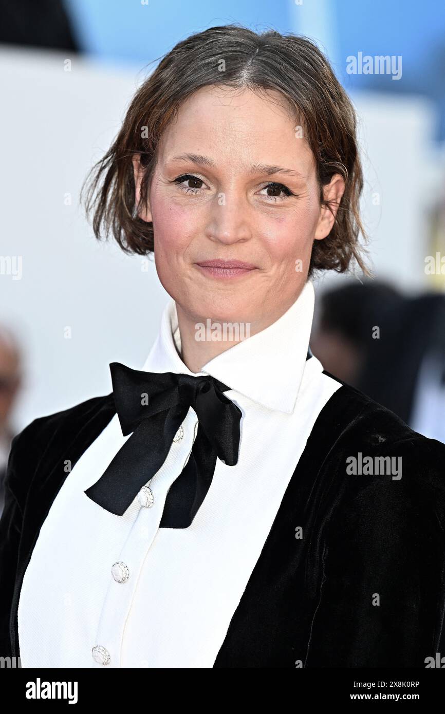 Vicky Krieps attends the Red Carpet of the closing ceremony at the 77th